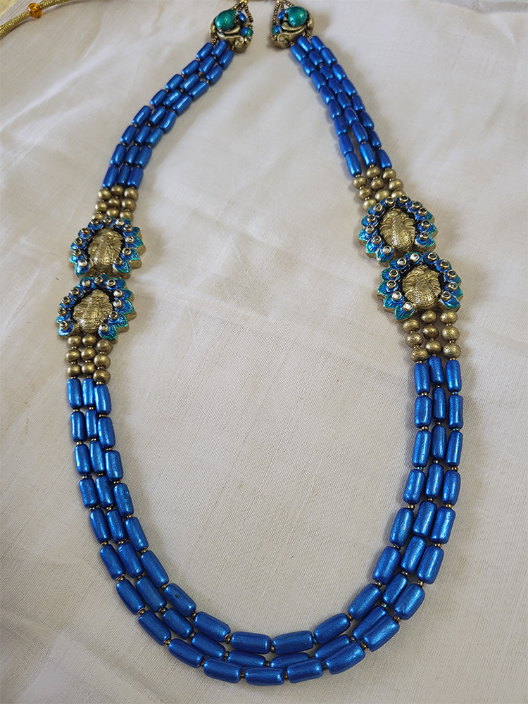 Blue Peacock Terracotta Set - Image 2