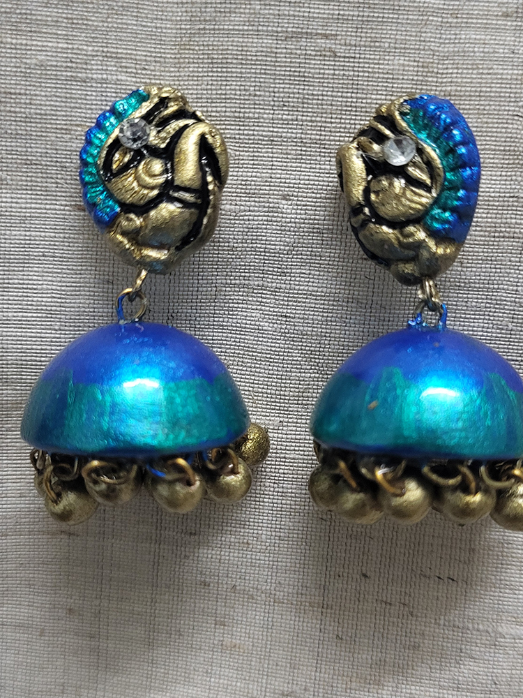 Blue Peacock Terracotta Set - Image 2