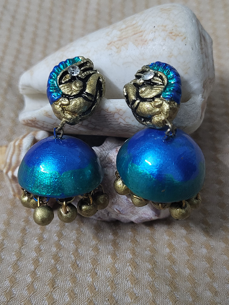 Blue Peacock Terracotta Set - Image 6