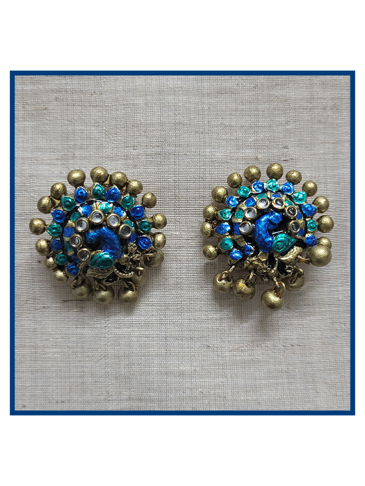 Blue Peacock Terracotta Set - Image 7