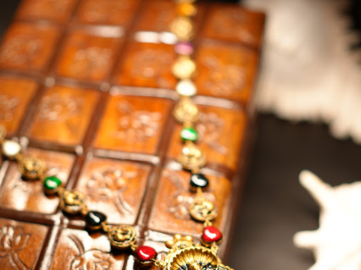 Multi-Color Goddess Terracotta Jewellery Set - Image 2